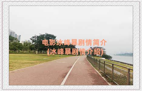 电影冰峰暴剧情简介(冰峰暴剧情介绍)